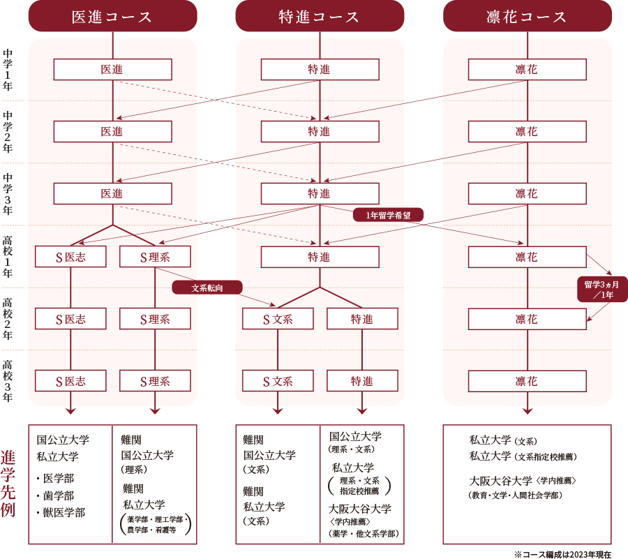 カリキュラムのグラフ